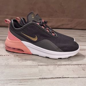 Nike Air Max Motion 2 Womens Size 9 Gray Pink Running Training Athletic Shoes